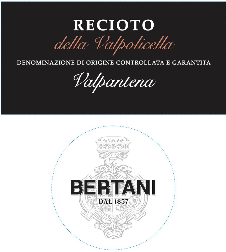 Bertani Recioto della Valpolicella Valpantena DOCG 2023 - Front Label