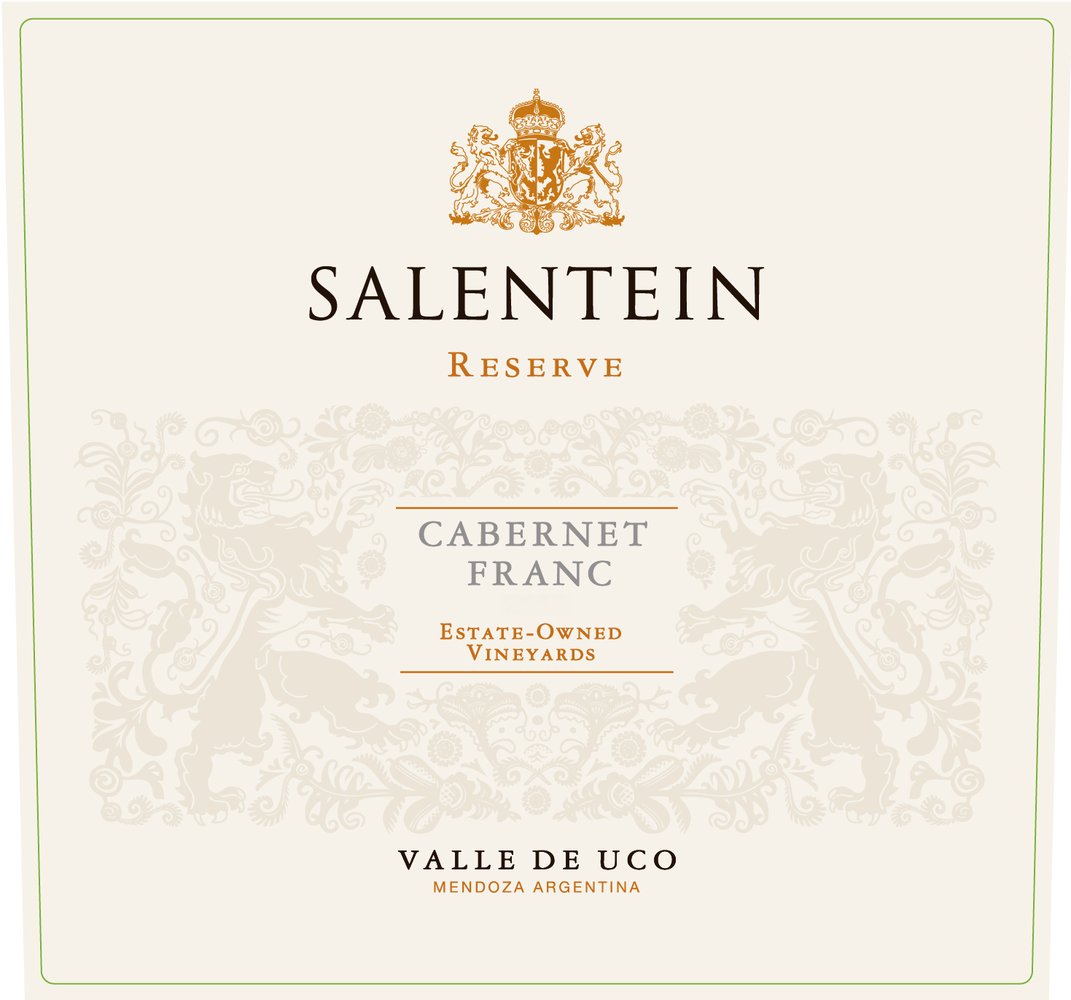 Bodegas Salentein Reserve Cabernet Franc 2022 - Front Label