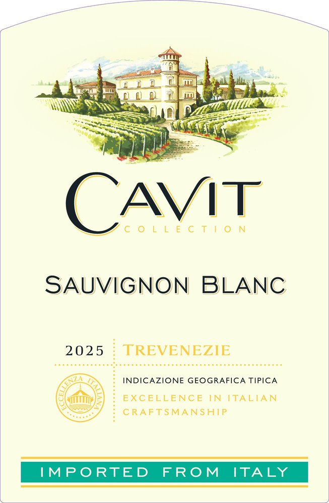 Cavit Sauvignon Blanc 2025 - Front Label