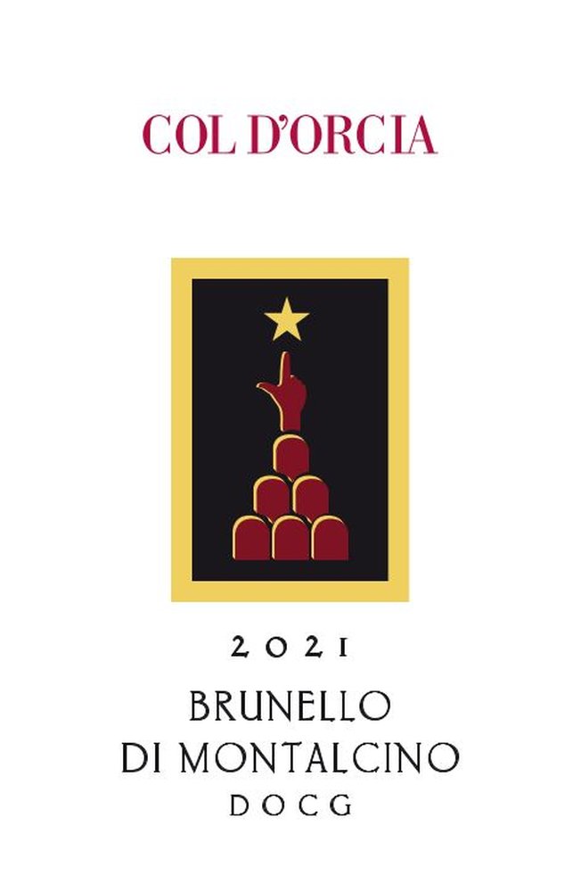Col d’Orcia Brunello di Montalcino 2021 - Front Label