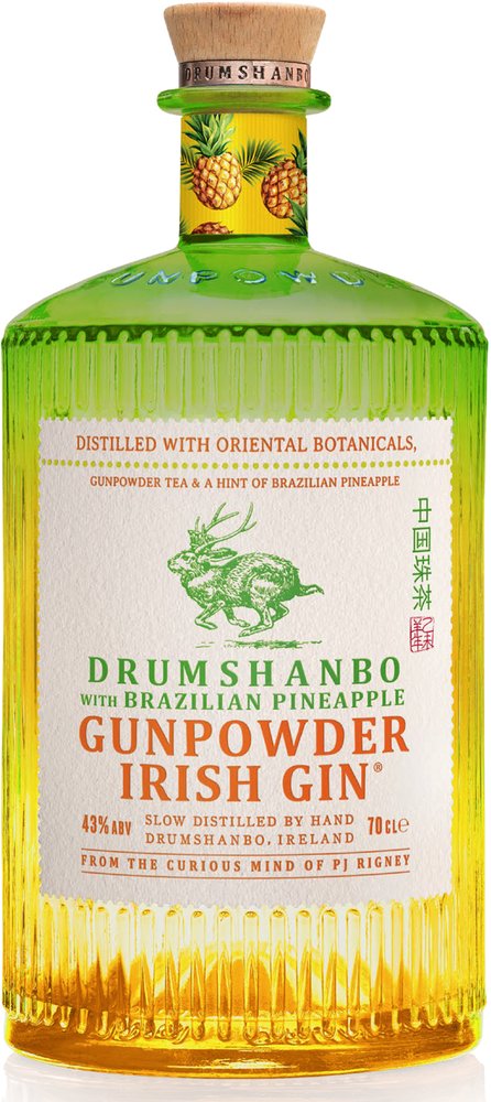 Drumshanbo Gunpowder Irish Gin Gunpowder Irish Gin with Brazilian Pineapple - Front Image