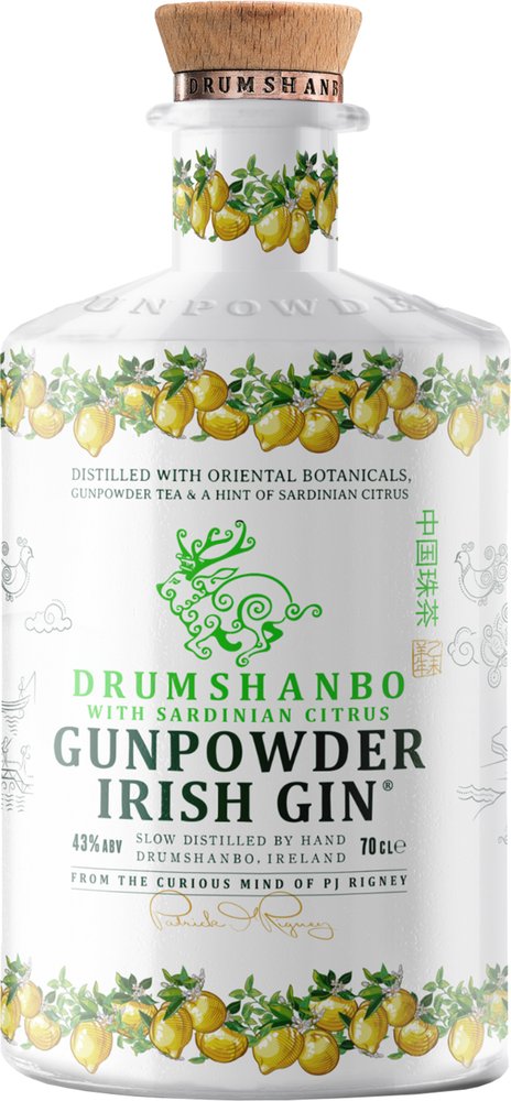 Drumshanbo Gunpowder Irish Gin Gunpowder Irish Gin with Sardinian Citrus Ceramic Edition - Front Image