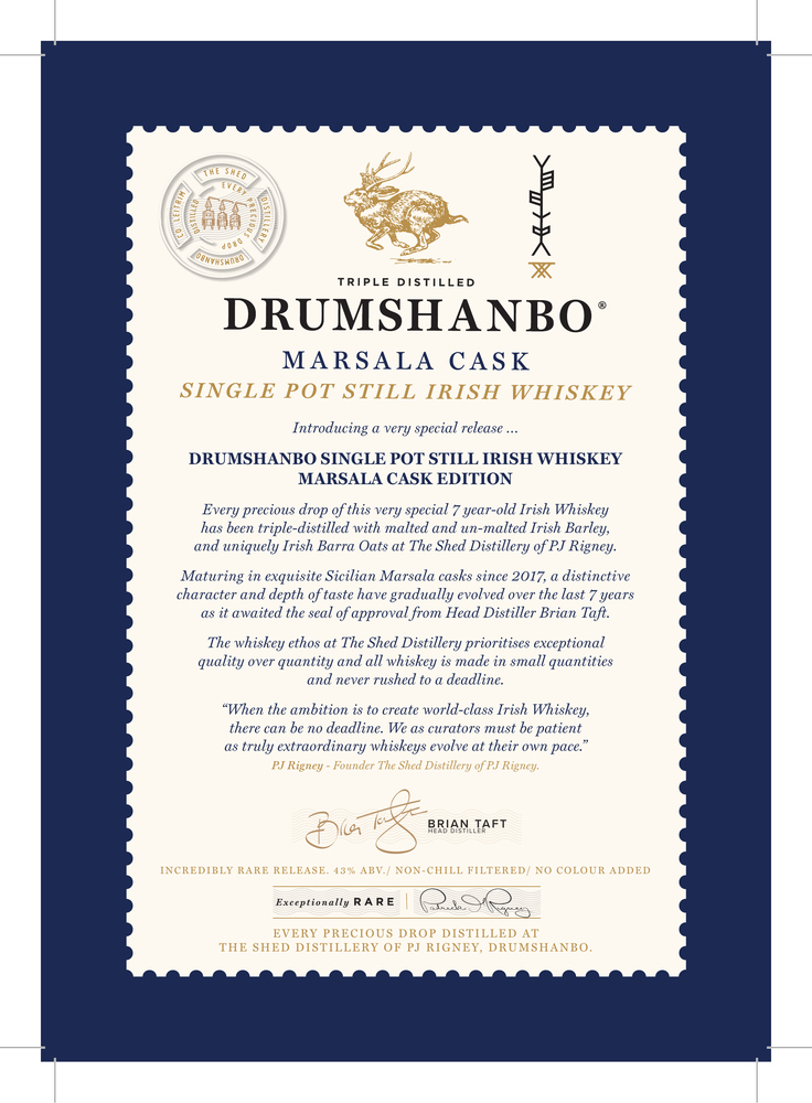 Drumshanbo Irish Whiskey Marsala Cask