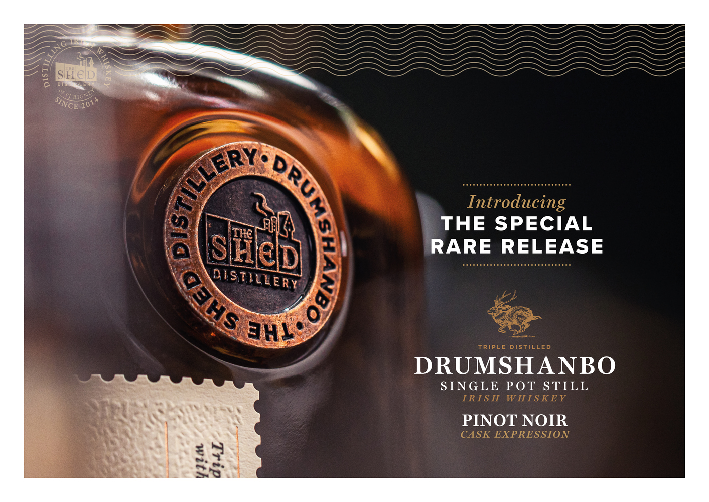 Drumshanbo Irish Whiskey Pinot Noir Cask
