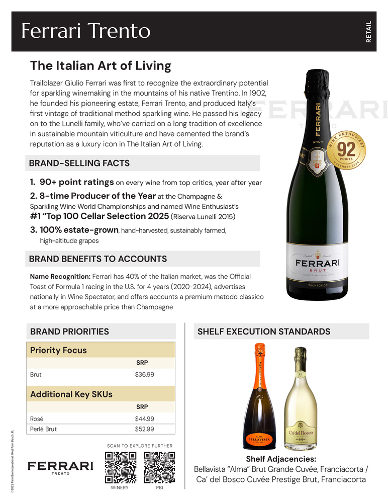 Ferrari Retail Sell Sheet