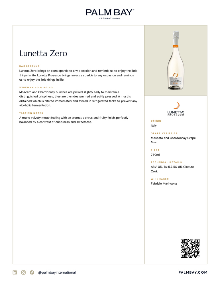 Lunetta Lunetta Zero - Tech Sheet