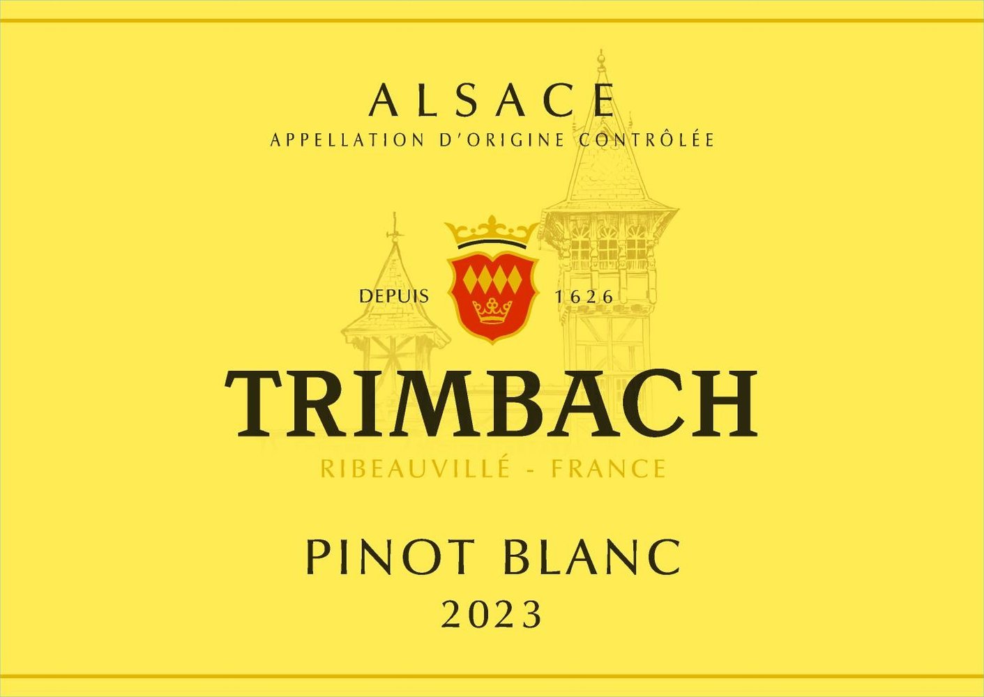 Maison Trimbach Pinot Blanc 2023 - Front Label