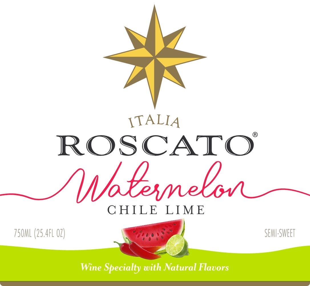 Roscato Watermelon Chile Lime - Front Label