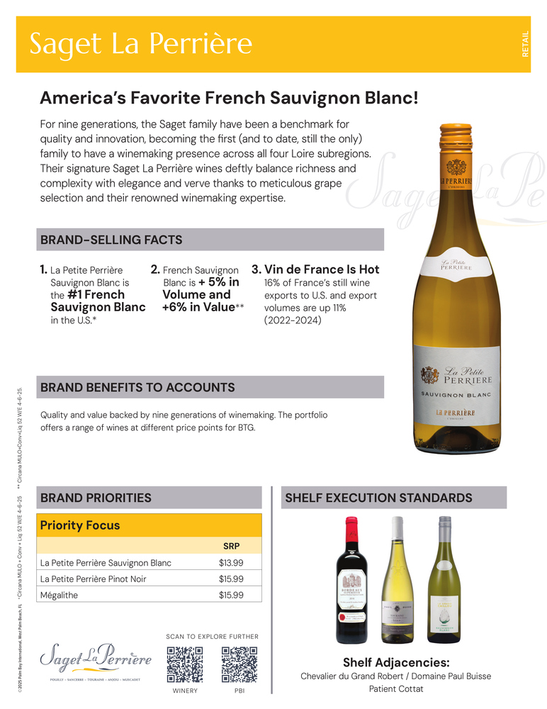 Saget Retail Sell Sheet