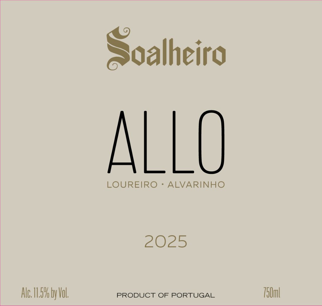 Soalheiro ALLO Loureiro Alvarinho 2025 - Front Label