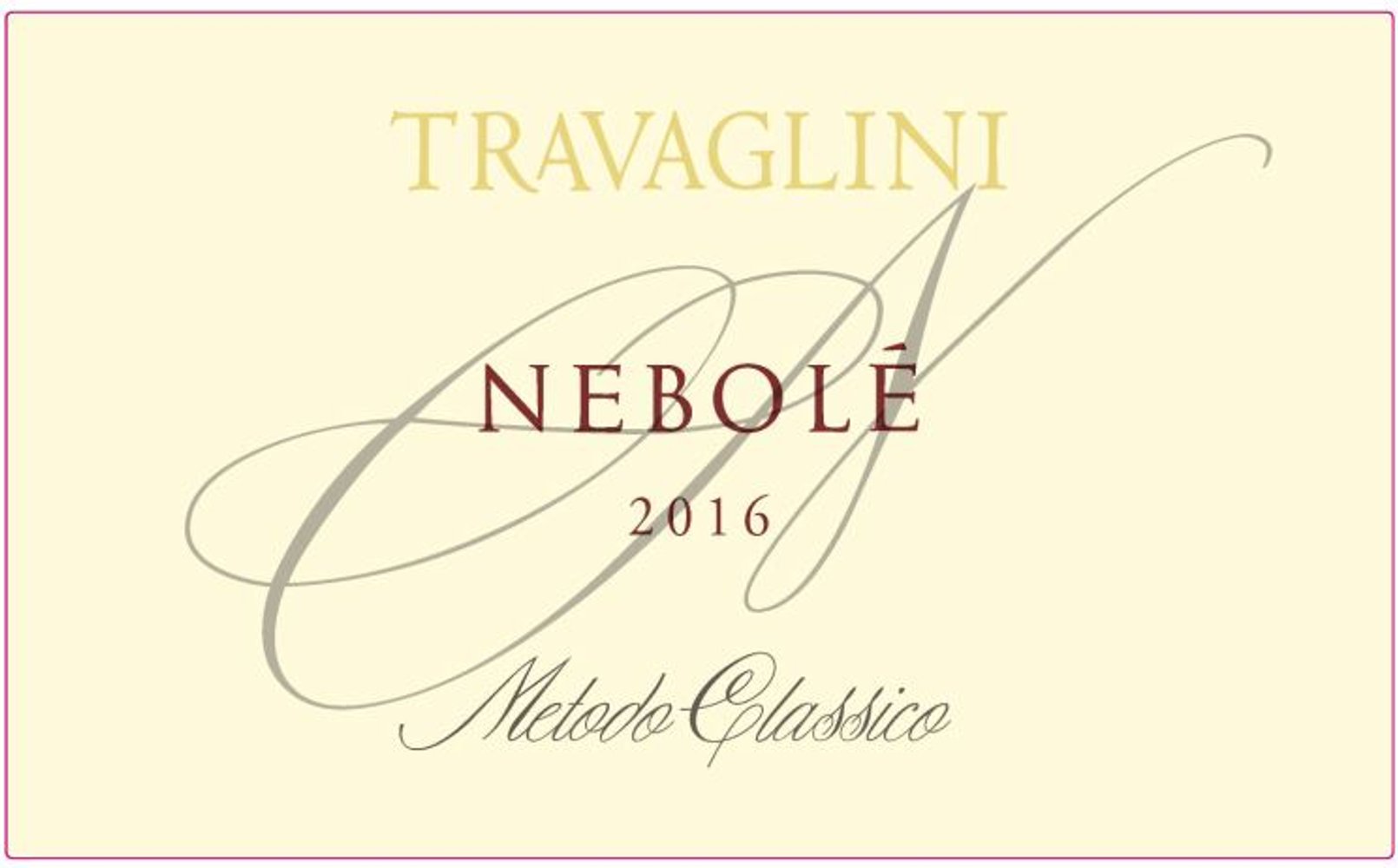 Travaglini Nebolè Riserva Spumante Metodo Classico 2017 - Front Label