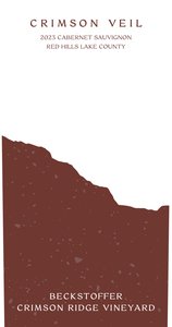 Beckstoffer Crimson Ridge Vineyard Crimson Veil Beckstoffer Crimson Ridge Vineyard Cabernet Sauvignon 2023 - Front Label