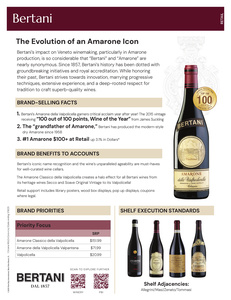Bertani Retail Sell Sheet