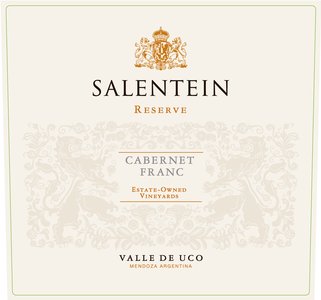 Bodegas Salentein Reserve Cabernet Franc 2022 - Front Label