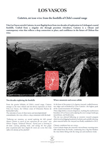 Cañaten by Los Vascos Product Profile