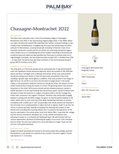 Domaine Fernand et Laurent Pillot Chassagne-Montrachet 2022 - Tech Sheet
