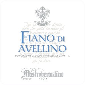 Mastroberardino Fiano di Avellino DOCG 2020 - Front Label