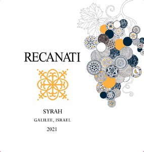 Recanati Galilee Syrah 2021 - Front Label