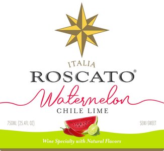 Roscato Watermelon Chile Lime - Front Label