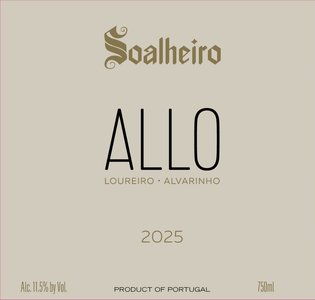 Soalheiro ALLO Loureiro Alvarinho 2025 - Front Label