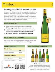 Trimbach Retail Sell Sheet